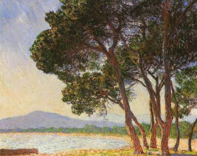 Claude Monet The Beach of Juan-Les-Pins oil painting image